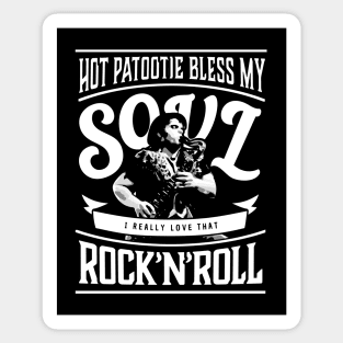 Eddie's Hot Patootie Black-White Sticker